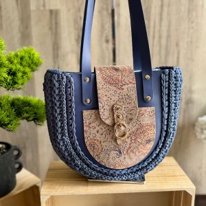 Torebka szydełkowa Lineka – Shopperka Jeans